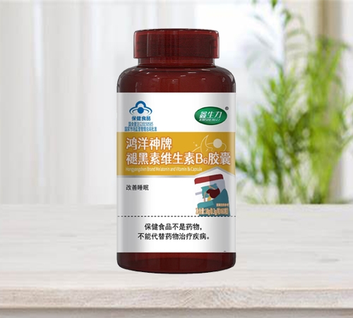 鴻洋神牌褪黑素維生素B6膠囊